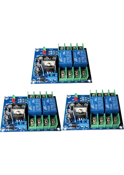 3x Çift Kanallı Hoparlör Koruma Devre Kartı Yüksek Güçlü Ses Amplifikatörü Hoparlör Koruyucu (Yurt Dışından)