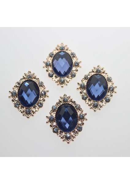 10 Cabochon Flatback Süsleme Düğün Takı Dıy 30X25MM (Yurt Dışından)