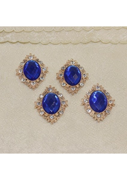 10 Cabochon Flatback Süsleme Düğün Takı Dıy 30X25MM (Yurt Dışından)