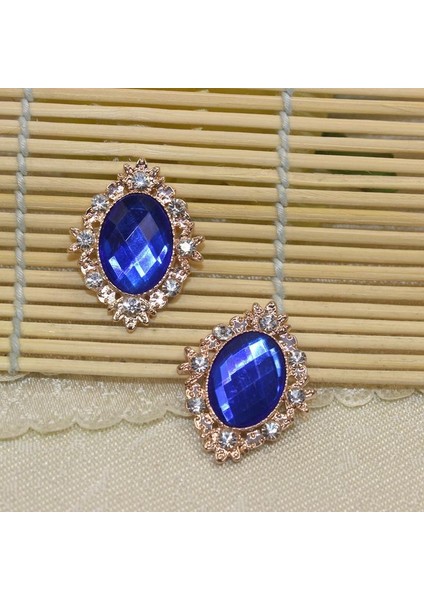 10 Cabochon Flatback Süsleme Düğün Takı Dıy 30X25MM (Yurt Dışından)