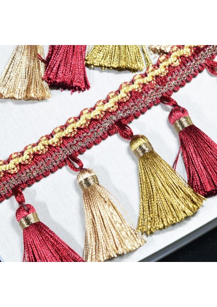 1 Yard Püskül Saçak Perde Kostüm Giyim Ş Aksesuarları + Kırmızı (Yurt Dışından) modelleri