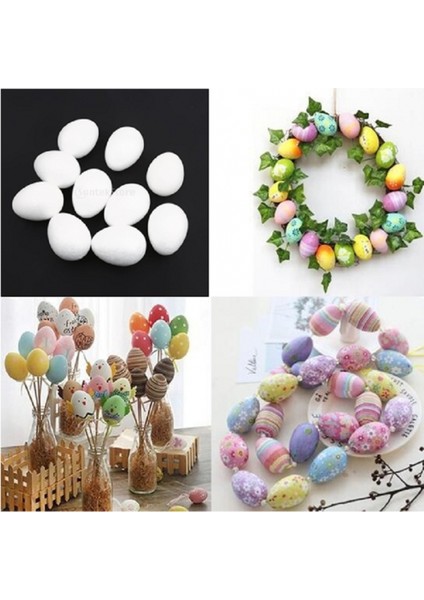 80MM Top Modelleme Polistren Yumurta Küresi 10 Paket 10 8cm (Yurt Dışından)