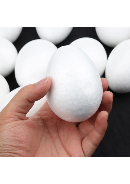 80MM Top Modelleme Polistren Yumurta Küresi 10 Paket 10 8cm (Yurt Dışından)