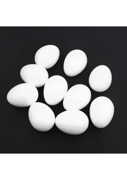 80MM Top Modelleme Polistren Yumurta Küresi 10 Paket 10 8cm (Yurt Dışından)