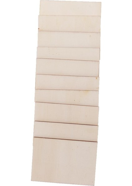 Tr Dikdörtgen Kesikler El Sanatları Boş Diy 10 (Yurt Dışından)