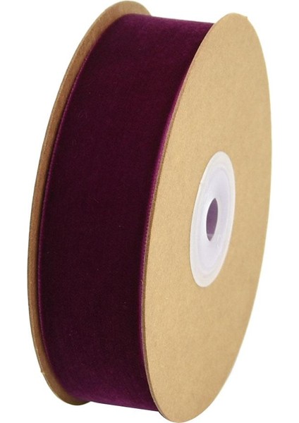 El Sanatları Yay Klipleri Amaranth Için 5 Metre 1 "geniş Kadife Kurdele (Yurt Dışından)