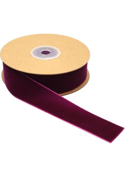 El Sanatları Yay Klipleri Amaranth Için 5 Metre 1 "geniş Kadife Kurdele (Yurt Dışından)