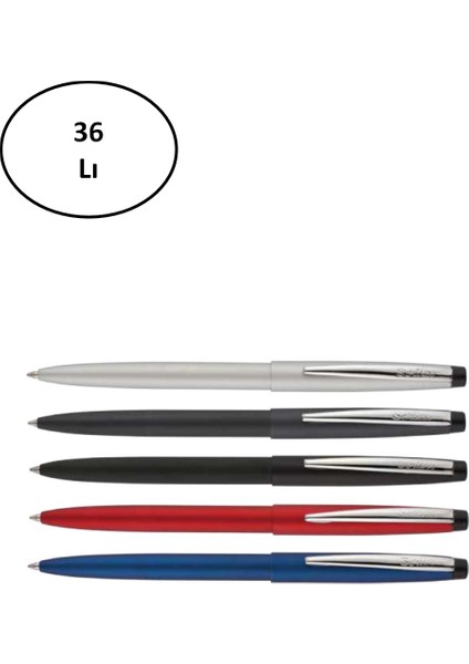 Tükenmez Kalem F108 Pastel 36'lı