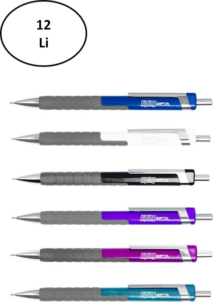 Versatil Uçlu Kalem Kipling 0.7 mm Mor 12'li