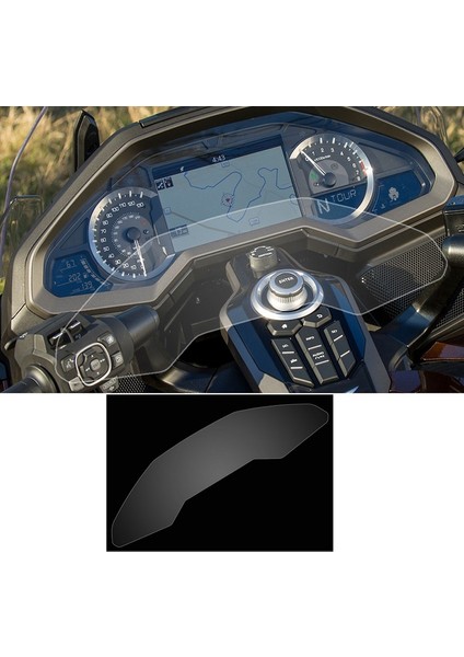 Dash Ekran Koruyucu Kilometre Enstrüman Film Paneli Ekran Koruyucu Kapak Için GL1800 Goldwing 2018-2020 (Yurt Dışından)