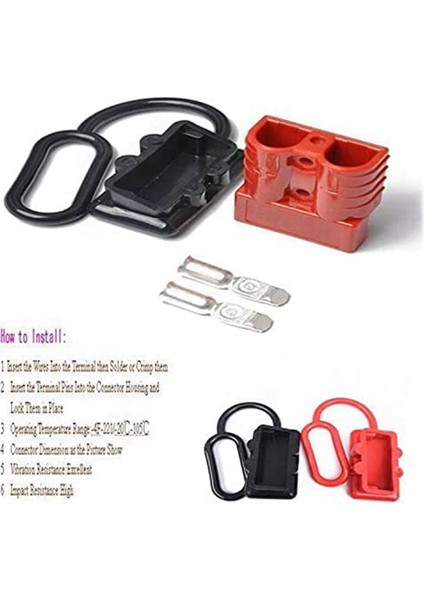 350A 2/0 Awg Pil Güç Bağlantı Kablosu Hızlı Bağlantı Bağlantı Kesme Kiti Anderson Konnektörü Için Atv Vinç Gri (Yurt Dışından) fırsatları