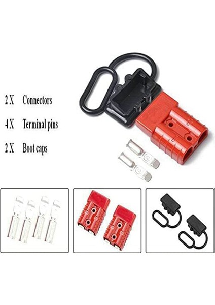 350A 2/0 Awg Pil Güç Bağlantı Kablosu Hızlı Bağlantı Bağlantı Kesme Kiti Anderson Konnektörü Için Atv Vinç Gri (Yurt Dışından) indirimleri