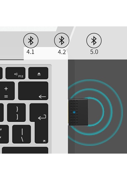 USB Bluetooth 5.1 Adaptörü, Ses Alıcısı ve Verici, Bilgisayar Yazıcı Kulaklığı Için, Win8.1/10/11 Için Sürücüsüz (Yurt Dışından)