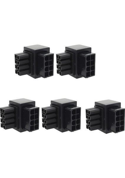 5 Adet Atx 8pin Dişi 90 Derece Açılı 8 Pin Erkek Güç Adaptörü Gpu Servo Direksiyon Konektörü Masaüstü Bilgisayarlar Için Grafik(A) (Yurt Dışından)