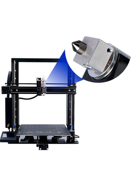 25PCS 3D Yazıcı 10 Adet Temizleme Iğnesi ile Aşınmaya Dayanıklı Nozul (Yurt Dışından)