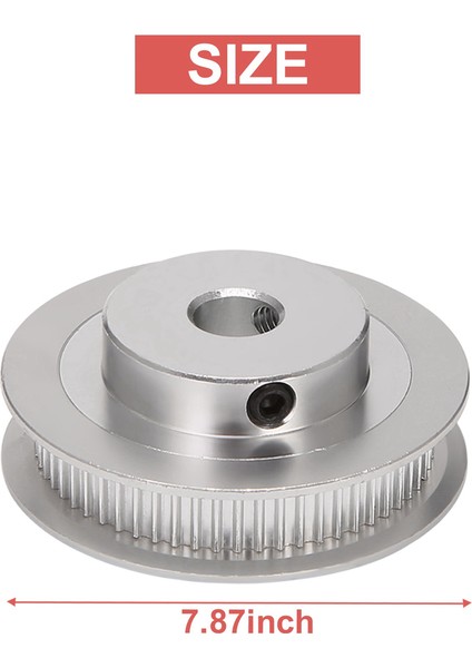 2gt Senkron Çark 1:3 Redüksiyonlu Makara - 200X8X8MM (Yurt Dışından)