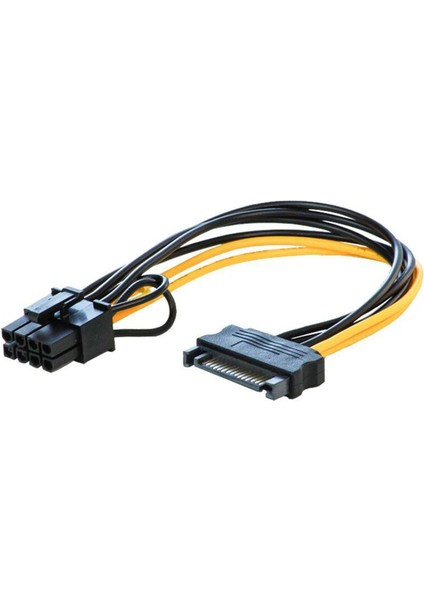 10 Adet 15 Pin 15PIN Sata Erkek - (6+2) 8 Pin 8pin Pcıe Dişi Güç Dönüştürücü Kablosu (Yurt Dışından) indirimleri