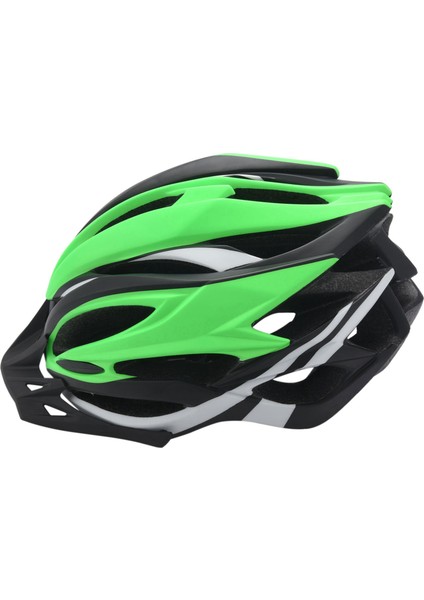 Hafif Kask Hız Kaskı ile Bisiklet Sürme (Yeşil + Siyah) (Yurt Dışından)