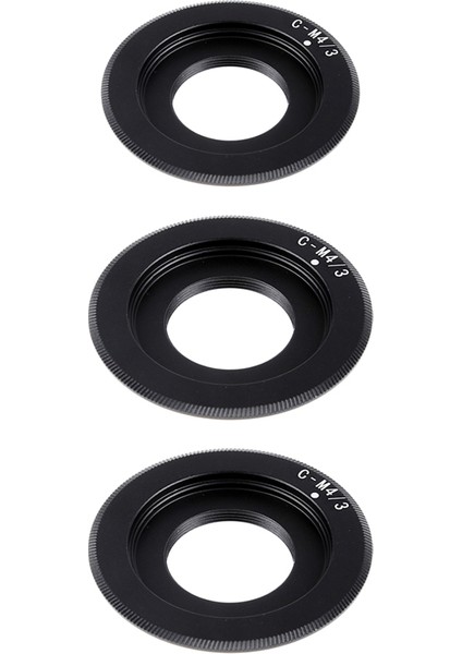 3x C - Montaj Lensi - Mikro Tip Four Thirds Adaptör C - /3 (Yurt Dışından)