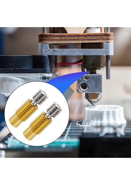 1.75MM Isıtıcı Bloğu Için 2 Adet All-Metal V6 Boğaz Isı Kırma (Yurt Dışından) fiyatları