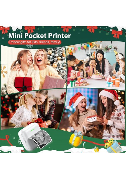Mini Etiket Yazıcı Makinesi Termal Yazıcı (Yurt Dışından)