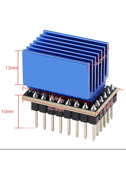 TMC5160 Step Motor Sürücüsü Adım Çubuğu Spı Sessiz 60V Motor Sürücüsü (Yurt Dışından)