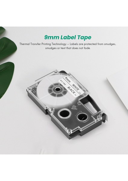 -120,-60,-100,KL750B ile 3'lü Paket 9mm Siyah Beyaz Etiket Bandı (Yurt Dışından) fırsatları