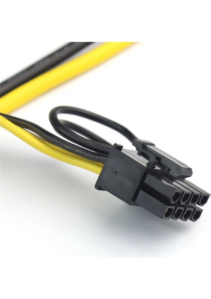 10 Adet 1 Ila 3 Güç Kaynağı Kablosu 8p(6+2p) Adaptör Kablosu Grafik Kartı (Yurt Dışından)