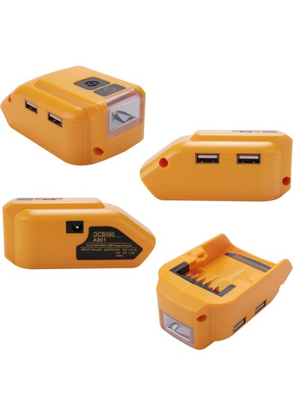18V 20V Maksimum Lityum Pil Için DCB090 Pil Adaptörü (Yurt Dışından)