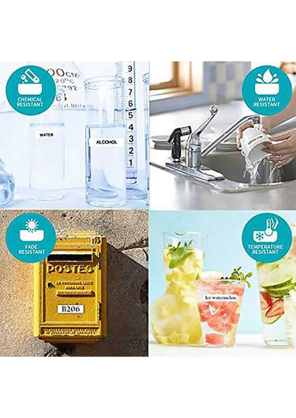 Br Etiket Yazıcısı Için 5 Adet Etiket Şeridi PT-H500 Termal Kağıt-D (Yurt Dışından)