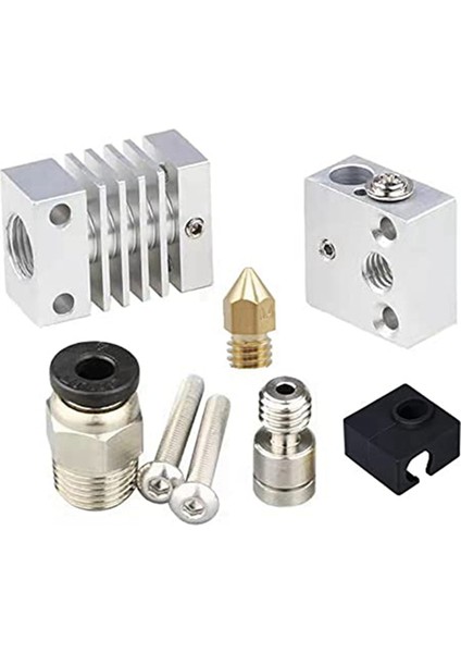 Tamamı Metal Hotend - Titanyum Isı Kırıcı, Nozul .4mm, Pnömatik (Yurt Dışından) fırsatları