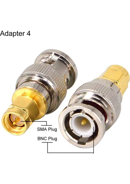 Sma - Bnc Kitleri Sdr Ham Radyo B Için 2 Set Rf Konektör Kiti (Yurt Dışından)