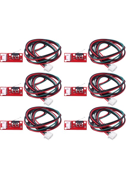 3D Yazıcı Prusa Mendel Için 6 Adet Mekanik Anahtar Modülü (Yurt Dışından)