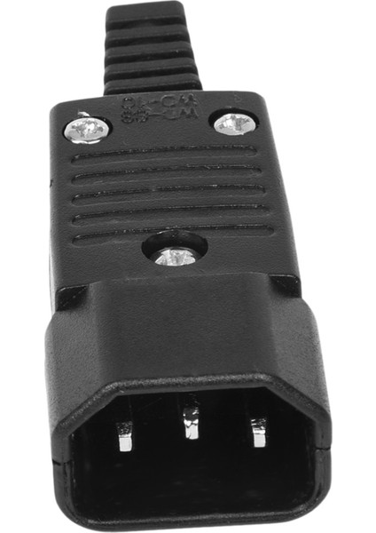 5pcs Iec 320 C14 Güç Adaptör Kablosu Fişi 3pin Erkek (Yurt Dışından)