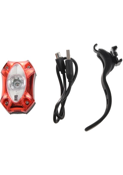 USB Şarjlı Dağ Bisikleti Işıkları Uyarı Işıkları Bisiklet Arka Lambaları (Yurt Dışından)