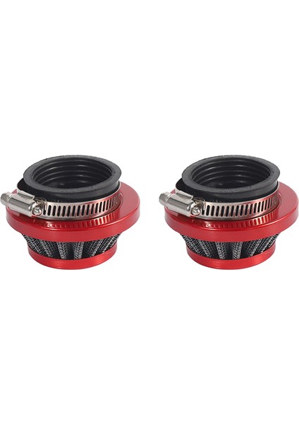 47CC 49CC 2 Söke Alüminyum Hava Filtresi Seti Kırmızı Için 44MM Hava Filtresi (Yurt Dışından)