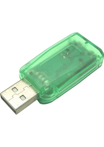 USB Ses Adaptörü, 3,5mm Kulaklık ve Mikrofon Jakları Windows Için Harici Stereo Ses Kartı Tak ve Çalıştır,,pc, (Yurt Dışından)