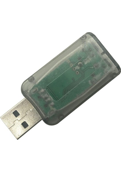 USB Ses Adaptörü, 3,5mm Kulaklık ve Mikrofon Jakları Windows Için Harici Stereo Ses Kartı Tak ve Çalıştır,,pc, (Yurt Dışından)