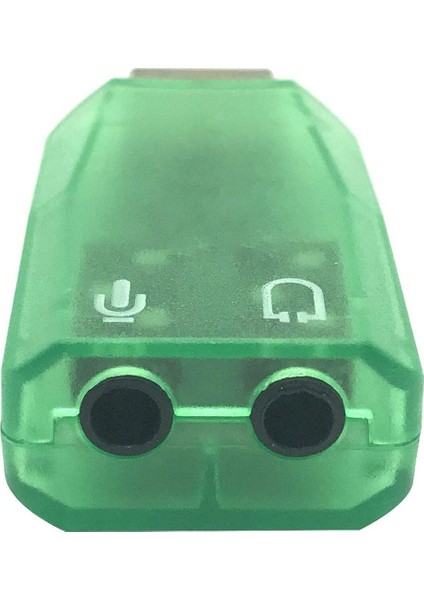 USB Ses Adaptörü, 3,5mm Kulaklık ve Mikrofon Jakları Windows Için Harici Stereo Ses Kartı Tak ve Çalıştır,,pc, (Yurt Dışından)