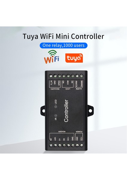 Tuya Wifi Conoller Erişim Kontrol Kartı 26-44 Bit Giriş 1000 Kullanıcı (Yurt Dışından) modelleri