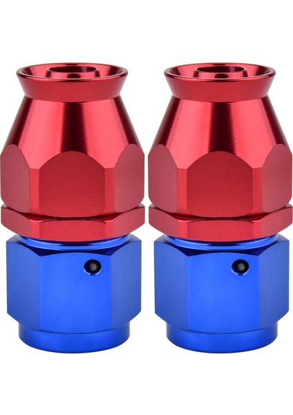 2 Adet Döner Hortum Ucu Bağlantısı Düz 4AN 0 Derece Düz Ptfe Hortum Ucu Sadece Ptfe E85 Yakıt Hattı Montaj Adaptörü (Yurt Dışından)