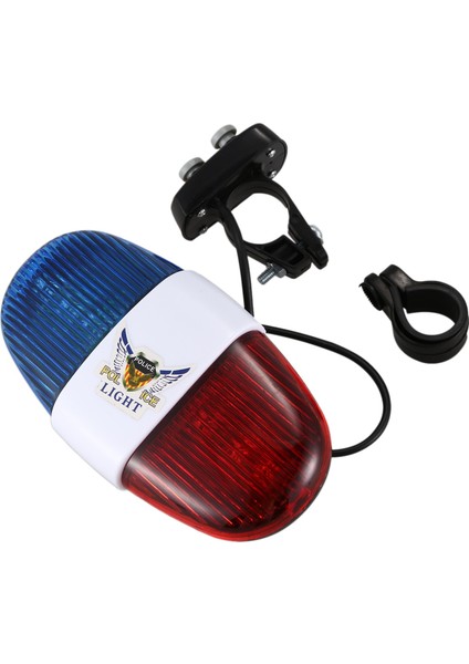 Bisiklet Bisiklet 4 Ton 6 LED Elektronik LED Uyarı Işıkları Siren Korna Beeper Bell (Yurt Dışından)