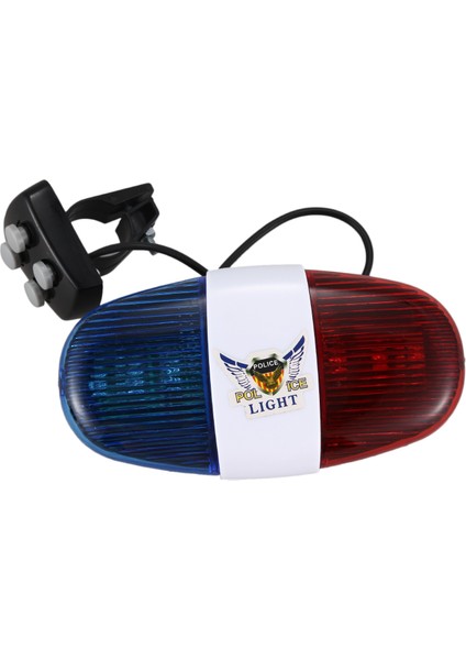 Bisiklet Bisiklet 4 Ton 6 LED Elektronik LED Uyarı Işıkları Siren Korna Beeper Bell (Yurt Dışından)