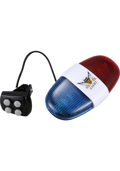 Bisiklet Bisiklet 4 Ton 6 LED Elektronik LED Uyarı Işıkları Siren Korna Beeper Bell (Yurt Dışından)