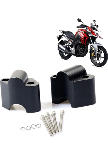 Motosiklet Gidonu Yükseltici Bar Montaj Kolu Kelepçe Yükselme Yükseltmek Blok Uzatma CB190X Cb 190 x CB190 190X (Yurt Dışından) fırsatları