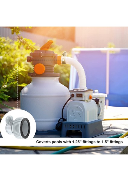 Adet Filtre Pompaları Hortum Adaptörleri Hortum Dönüştürme Adaptörleri 1.25 Inç Ila 1.5 Inç Hortum Adaptör Kiti (Yurt Dışından) fırsatları