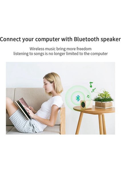 Pc Kulaklıklar Için Bluetooth Adaptörü USB Bluetooth Dongle 5.0 Kablosuz (Yurt Dışından)