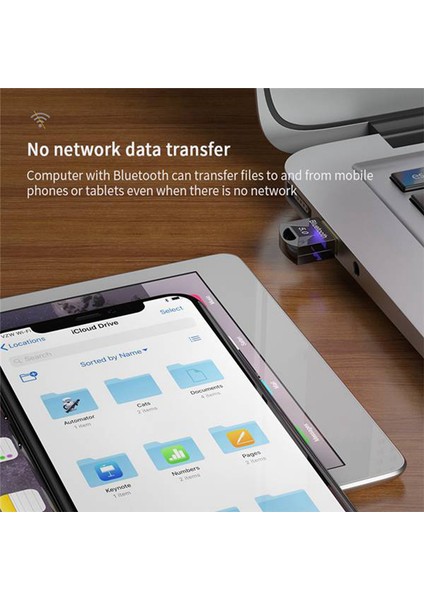 Pc Kulaklıklar Için Bluetooth Adaptörü USB Bluetooth Dongle 5.0 Kablosuz (Yurt Dışından)