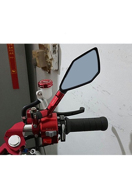 Yeni Motosiklet Cnc Alüminyum Dikiz Dikiz Aynaları Yan Ayna Için MT07 MT09 Z900 Kırmızı (Yurt Dışından) fırsatları