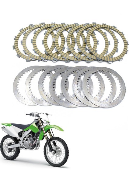 CR250R CRF450R Için KLX450R KX450F Için Çelik Plakalı Motosiklet Sürtünme Debriyaj Plakaları (Yurt Dışından)